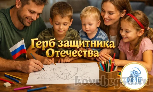Создаём Герб Защитника Отечества всей семьёй