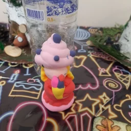 мороженое из пластилина
